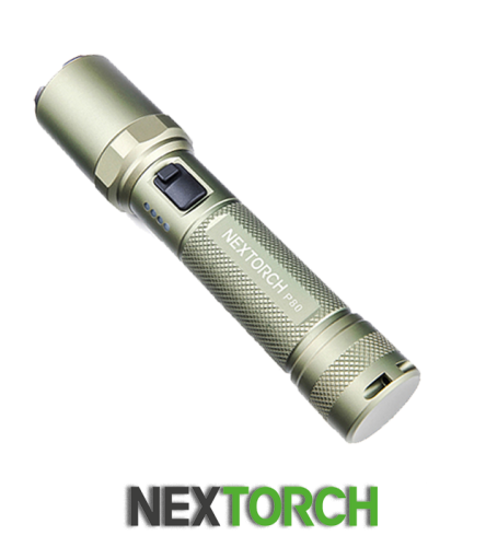 Nextorch P80 Grön 1600lm laddbar