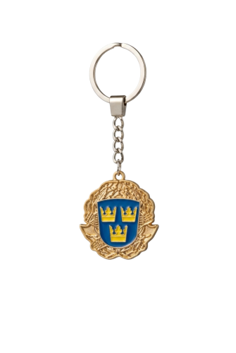 18K Guldpläterad Nyckelring