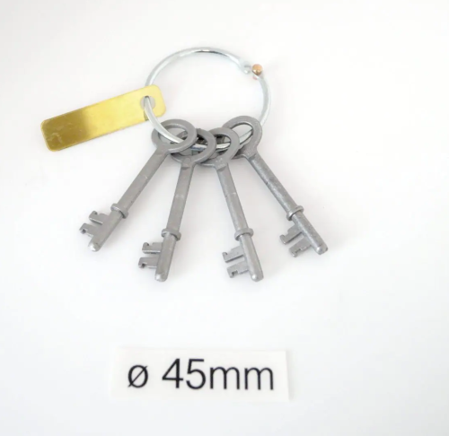 Väktarring med nit 45mm