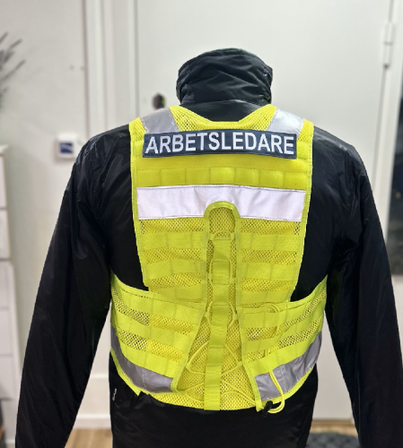Arbetsledare Patch Rygg