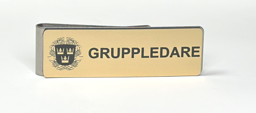 Gruppledarskylt