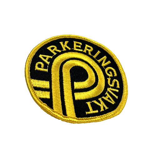 Parkeringsvakts Emblem med Kardborre