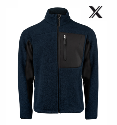 Texstar Pile Fleece Jacket, Navy