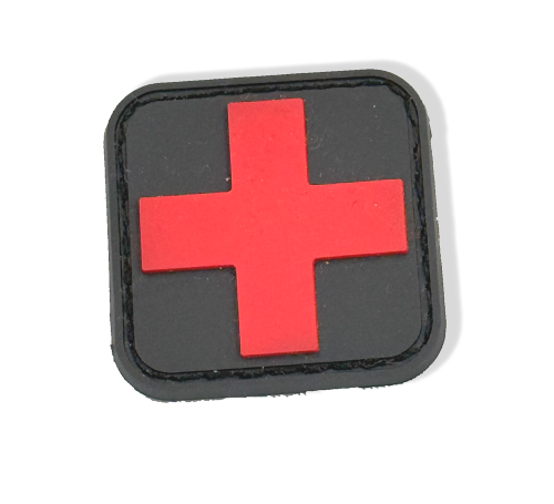 Sjukvårdsmärke PVC Röd