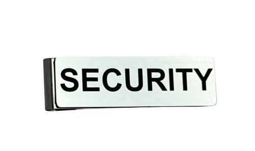 Security Skylt Med Klämma