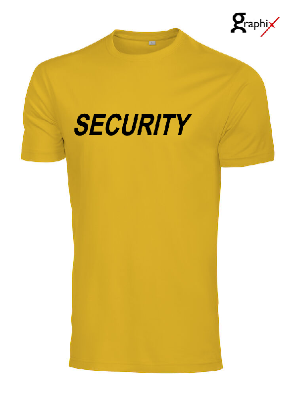 Security T-shirt, Gul.