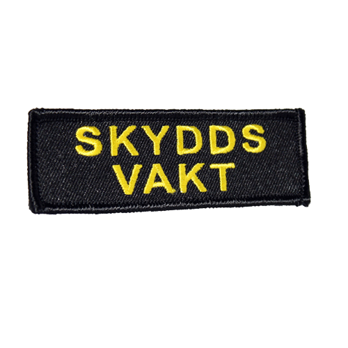 Brodyrmärke Skyddsvakt Bröst