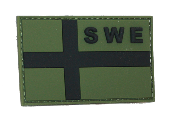 SWE PVC Flagga Skog, 4cm