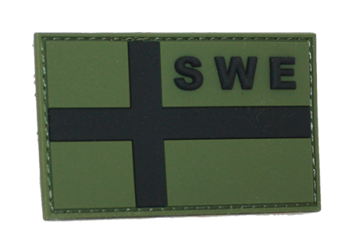 SWE PVC Flagga Skog, 4cm