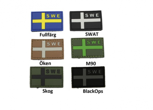 SWE PVC Flagga Black Ops 7 cm