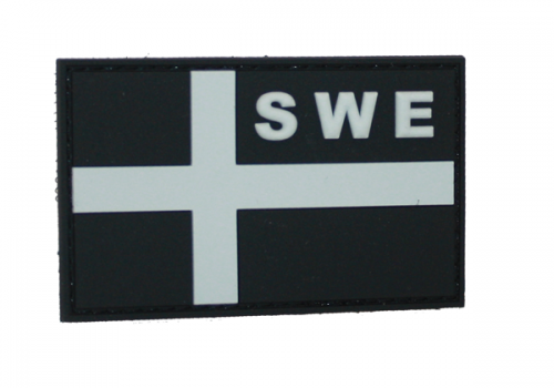 SWE PVC Flagga SWAT, 7cm