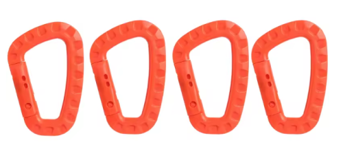 Taktisk Karbinhake I Plast, Orange