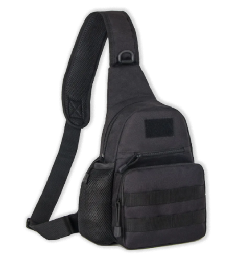 Tactical Sling Bag. Svart