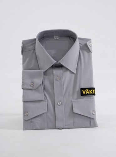 Väktarskjorta Silver, L/Ä