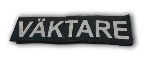 Väktar Patch Rygg