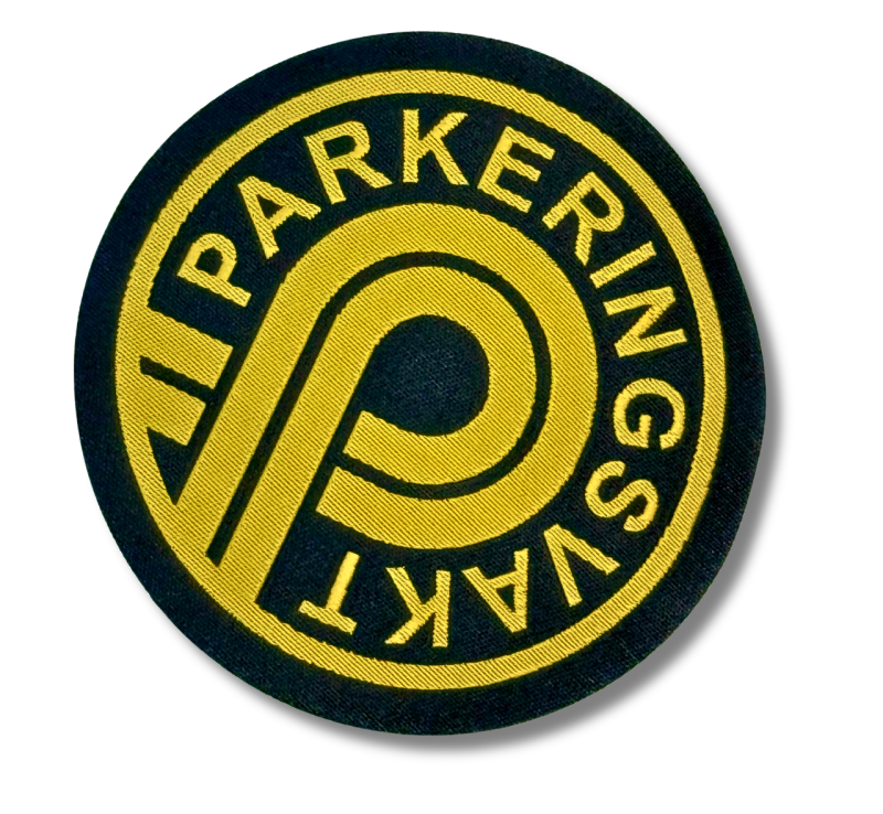 Parkeringsvakt Emblem Vävt