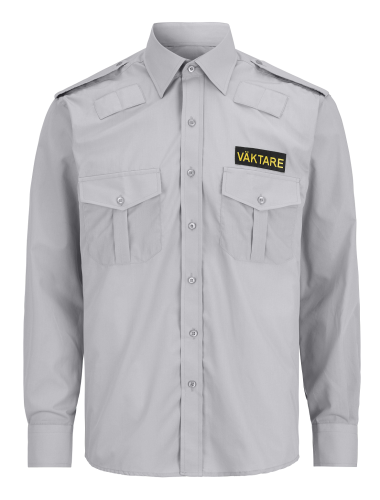 Väktarskjorta Silver, L/Ä