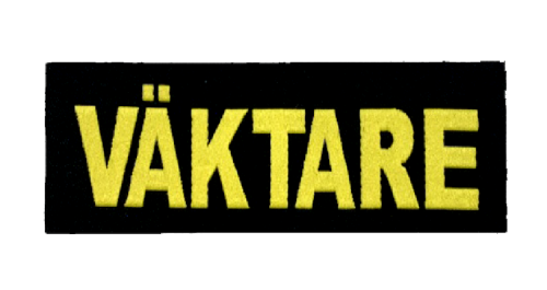 Väktaremblem vävt