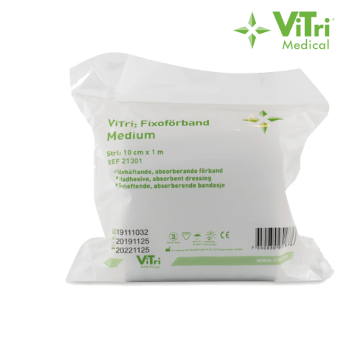Vitri Fixoförband 10 cm x 1 m