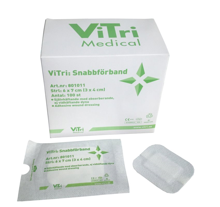 Vitri Snabbförband 6 x 7, 5-pack.
