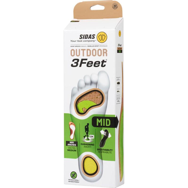 Sidas 3FEET Outdoor formad iläggssula - Mid