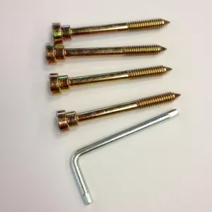 En skruvsats Lamino/Laminett eller Primo benställning