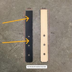 Leather straps for head rest to chairs EVA and PERNILLA etc