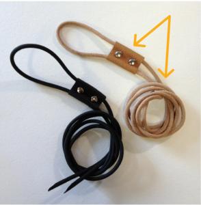 Leather string for head rest to JETSON 66 and 69