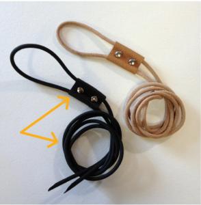 Leather string for head rest to JETSON 66 and 69