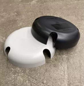 Svart plastkåpa till stol 7:an/Myran