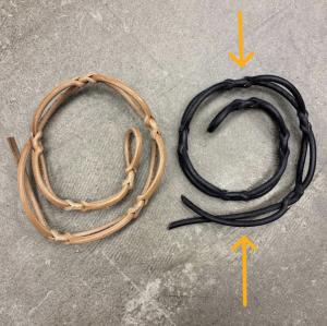 Leather string for Tremme-sofa by Borge Mogensen