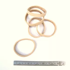 Nosagfjäder gummiband förstärkning