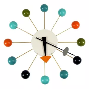 Ball clock Multicolour