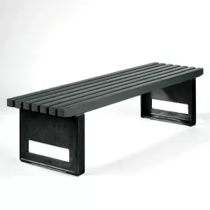 Bänk BLOCK-50 i grå furu