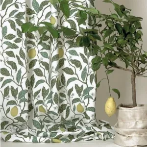 Tryckt tyg CITRUS LIMON