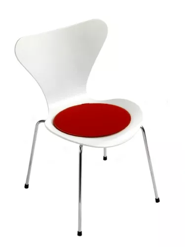 Seat pad DOT in wool fabric