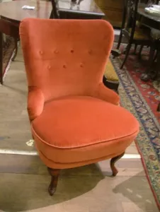 Omklädsel av Emmafåtölj