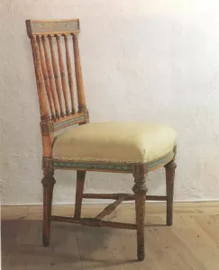 Omklädsel av stol med fast sits