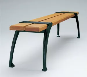 Bänk HAGA i mahogny eller ek