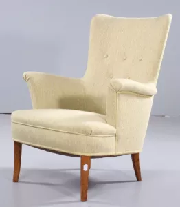 Omklädsel av fåtölj