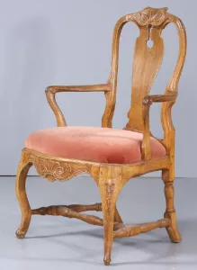 Omklädsel av karmstol med lös sits