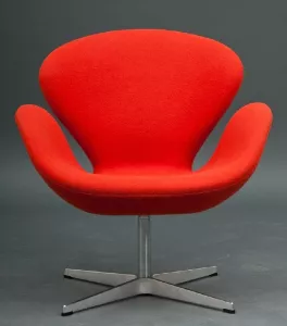 Omklädsel av SVANEN i ulltyg Hallingdal