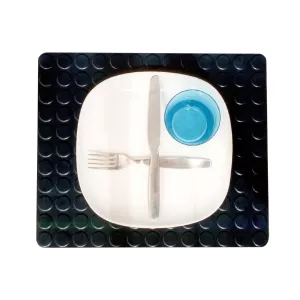 Bordstabletter i gummi Checker Stud