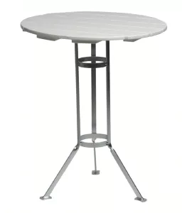 Bryggeribord 3-fots i vitlackerad EK