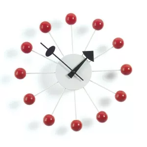 Ball clock Red
