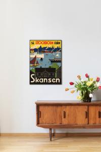 Travelposter 50x70 SE STOCKHOLM FRÅN SKANSEN