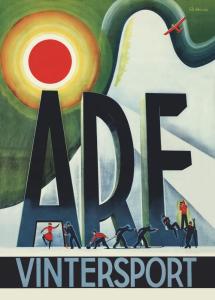 Travelposter 50x70 ÅRE VINTERSPORT