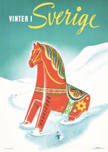 Travelposter 50x70 VINTER I SVERIGE