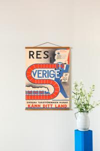 Travelposter 50x70 RES I SVERIGE, KÄNN DITT LAND