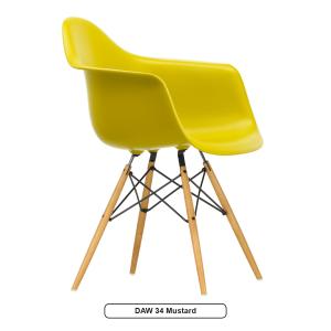 Eames karmstol DAW Plastic